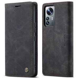 CaseMe PU Funda de cuero magnético para Xiaomi 12 Lite 11 Pro <span class=keywords><strong>PocoX3</strong></span> M3 Stand Coque Flip Wallet Funda protectora Stand - Product Image 3