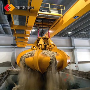 Grue à <span class=keywords><strong>pont</strong></span> série QZ de 5, 10, 16 et 20 tonnes de capacité avec godet de préhension pour déchets - Product Image 6