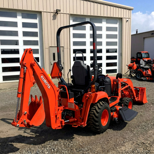 Tracteur agricole compact Kubota BX23S 4x4 en bon état avec chargeur frontal - Product Image 1