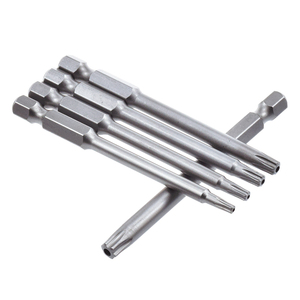 1/4 inch Hex Shank <span class=keywords><strong>Torx</strong></span> tuốc nơ vít <span class=keywords><strong>bit</strong></span> 75mm Chiều dài T10 T15 T20 T25 T30 <span class=keywords><strong>Torx</strong></span> giả mạo bằng chứng tuốc nơ vít <span class=keywords><strong>Bit</strong></span> - Product Image 3