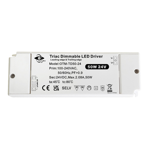 CE Triac Atenuación Voltaje constante Atenuación Led Driver 50W 24V Led Fuente de alimentación - Product Image 5