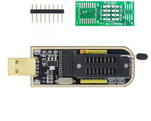 プログラマUSBマザーボードルーティングLCD BIOS FLASH 24 25素朴な金 - Product Image 2