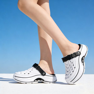 Sporty Casual Clogs Thick Soled Breathable Non Slip Closed Toe Sandals Beach <b>Shoes</b> Cross Border - Product Image 2