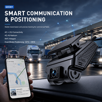 Caméra de tableau de bord 4G à 3 objectifs OEM ODM avec IA, carte SIM IoT, suivi GPS, capteur G, gestion de flotte et enregistreur vidéo de conduite