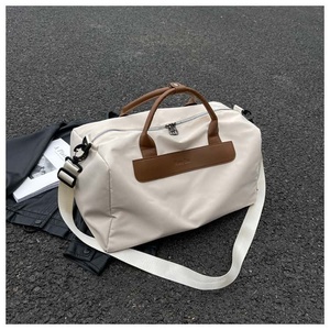 PU Leather Duffel <b>Bag</b> Waterproof Zipper Closure <b>30L</b> Travel Weekender for Business Trips - Product Image 3