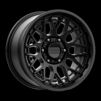 Jantes forgées en alliage d'aluminium chromé 17-20 pouces 5x114.3 5x127 5x130 PCD 6 trous haute résistance tout-terrain pour Leopard