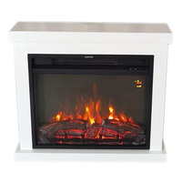 Cheminée électrique autoportante en métal avec effet de flamme 3D réaliste 2000W, réglable, pour usage domestique et hôtelier, vente en gros directe usine Chine