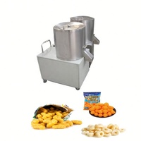 Extrudeuse alimentaire 150 kg/h pour snacks, machines à fabriquer des maïs soufflés, machine à faire des boules de fromage soufflées, ligne de production de chips de riz 65