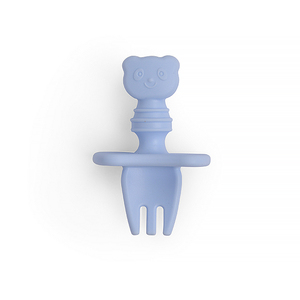 Cuillère et fourchette d'apprentissage en silicone personnalisables avec logo pour bébé, outils de repas souples pour l'autonomie alimentaire des nourrissons et des tout-petits - Product Image 5