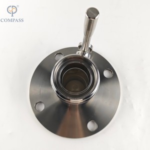 Válvula de bola macho de tipo pesado con brida de acero inoxidable DN50 a precio de fabricante con mango <span class=keywords><strong>manual</strong></span> - Product Image 4