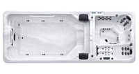 Jacuzzi Exterior Grande para Masajes, Bañera de Hidromasaje para 5-10 Personas con Jets de Hidromasaje