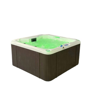 Baignoire de massage extérieure, piscine à eau chaude en acrylique pour hôtel-villa, bain spa à température constante pour 5 personnes, grand <span class=keywords><strong>jacuzzi</strong></span> - Product Image 3
