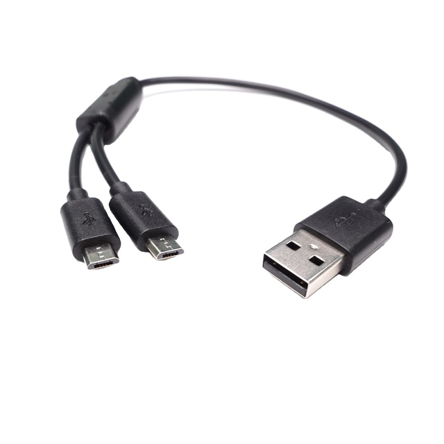 Hot Data Transfer Cable a Male to Micro USB 2 in 1 for Fast Charging Cable