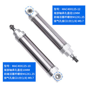 Cylindre oscillant MAC40x125 pour machine de moulage par injection, bras incliné de robot avec diamètre intérieur 10/12 CDM2E, cylindre de robot - Product Image 3