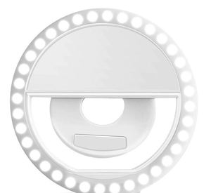 Anillo de Luz LED Recargable Personalizado, con Clip y Trípode Portátil para Fotografía con Celular - Product Image 4