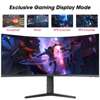 KOORUI- Factory Price Pc 34 Inch Curved Monitor Anti-blue Light 165HZ Computer Screen PC Monitor 4K 3440 X1440 Gaming Monitors