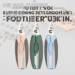 Venta al por mayor de fábrica, cortaúñas de acero inoxidable para mascotas, tijeras de uñas para perros y gatos para productos de aseo canino - Product Image 5