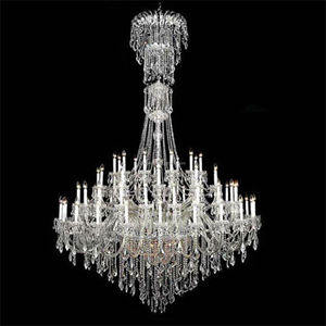 Offre Spéciale De Luxe Salle De Mariage Haut Plafonnier Bougie Maria Theresa Escalier Grand K9 Lustre En Cristal - Product Image 4