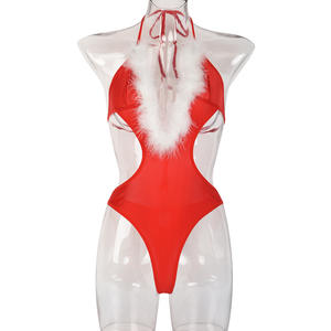 Grande taille <span class=keywords><strong>Sexy</strong></span> noël nuisette Costume <span class=keywords><strong>elfe</strong></span> vilain ensemble de Lingerie 2023 nouvelles décorations cadeaux pour noël russie - Product Image 4