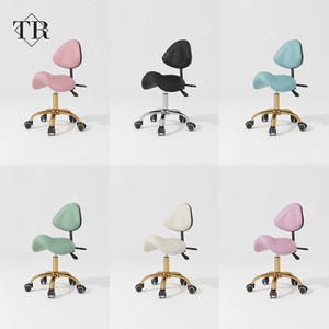 Turri En Stock Technicien Esthéticienne Vanité Chaise Selle Enfants Ergonomie Esthéticienne Tabouret Sillas De Barberia Avec Dossier - Product Image 6