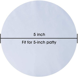 <span class=keywords><strong>Carta</strong></span> da forno biadesivo per alimenti per pane Pizza tortino di Hamburger congelato per separare ingredienti come patatine - Product Image 5