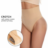 Culottes en soie taille haute pour femmes, respirantes, sans coutures, rehausseurs de hanches, avec effet ventre plat, string sculptant, design push-up
