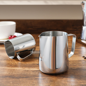 Highwin sắc nét vòi pha cà phê nghệ thuật <span class=keywords><strong>Pitcher</strong></span> Barista sữa Jug cup thép không gỉ sữa bọt <span class=keywords><strong>Pitcher</strong></span> - Product Image 3