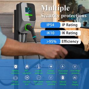 <span class=keywords><strong>Borne</strong></span> <span class=keywords><strong>de</strong></span> <span class=keywords><strong>recharge</strong></span> murale AC Type 1 Type 2 Niveau 2 UE, protocole OCPP 1.6, <span class=keywords><strong>Wallbox</strong></span> 4G 20kW 7kW 22kW 11kW pour voiture, chargeur EV OCPP avec paiement - Product Image 5