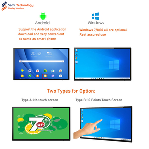 Samidisplay siêu mỏng 42 55 inch trong nhà Android Video <span class=keywords><strong>Player</strong></span> kỹ thuật số Bảng menu LCD quảng cáo hiển thị thang máy cửa hàng bán lẻ - Product Image 3