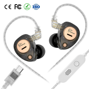 Écouteurs intra-auriculaires filaires KZ Taurus avec double microphone HD, prise en charge de la connexion Bluetooth, suppression du bruit, écouteurs de monitoring pour chanteurs - Product Image 1