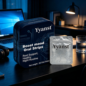 Film oral à dissolution rapide pour l'équilibre de l'humeur et le sommeil nocturne, 30 unités, favorisant la relaxation nocturne, produit phare OEM - Product Image 6