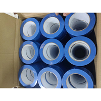 Selotip Biru Uv Temperatur Tinggi Yang Indah untuk Melukis Gulungan Jumbo