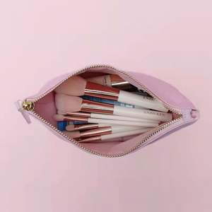 Cheap Recycled Material Cosmetic Bag <b>Purse</b> Kit Lady Style Lady Makeup Pouch With Zipper Closure Promotional Gift Blank Bag - Product Image 6