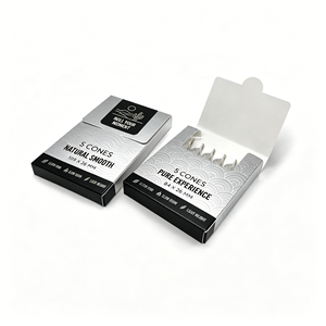 Caja de Cigarros Rígida de Lujo Personalizada, Estuche de Embalaje para Tabaco, Caja de Cigarrillos de Cartón Vacía con Logotipo UV, Juego de Cajas con Envoltura de Hoja Natural - Product Image 3