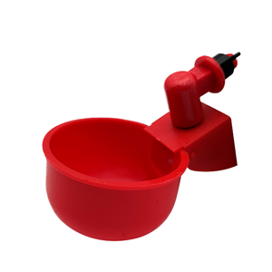 Cuenco de agua de pollo azul automático, comedero y bebedero de plástico <span class=keywords><strong>para</strong></span> pollos con tornillo negro <span class=keywords><strong>para</strong></span> uso en granjas de pollos - Product Image 5