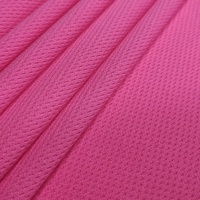 Tejido deportivo de punto de malla ojo de pájaro 100% poliéster con tecnología Wicking para camisetas de fútbol
