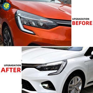 YU GUANG pour Renault <span class=keywords><strong>Clio</strong></span> <span class=keywords><strong>5</strong></span> MK5 Pièces Auto Phares Avant 2020 <span class=keywords><strong>2023</strong></span> Phares Améliorés LED Facelift - Product Image 3