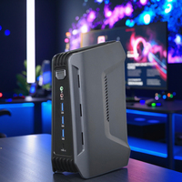 Mini PC EGLOBAL Fan con Intel Ultra 255H, 2DDR5, SSD M.2, Windows 10, Nuc, DP, HD, Tipo-C, WiFi, 2RJ45, 2.5G LAN, Audio, Linux
