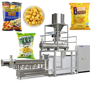 Ligne de production de boules soufflées à grains gros - Machine multifonctionnelle pour la fabrication de snacks soufflés - Product Image 3