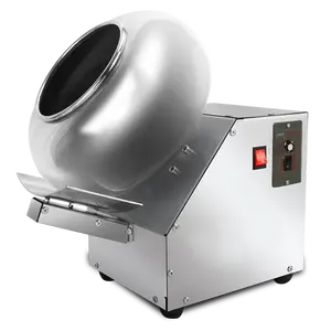 Hot Sale Chocolate Coating film sugar coating machine peanut sugar coating pan machine For Sale