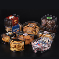 Transparent Tiramisu Dessert Boîte Carré Clair PS En Plastique Gâteau Emballage Conteneur Pâtisserie Emballage Boîte Avec Couvercle