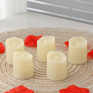 Lot de 24 bougies chauffe-plat LED à piles sans flamme ensemble de fausses bougies chauffe-plat électriques scintillantes - Product Image 3