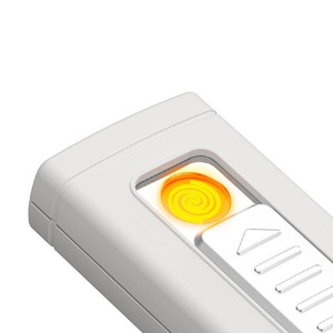 Outdoor Portable <b>Flashlight</b> With Cigarette Lighter Function <b>Rechargeable</b> Led White Light Abs Material - Product Image 1