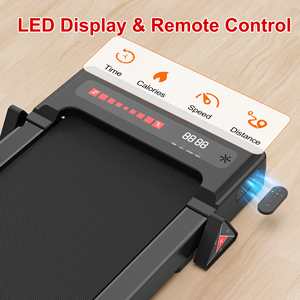 SHULI 2025, gran oferta, cinta de correr portátil compacta 2 en 1, cinta de correr eléctrica plegable para caminar, cintas de correr para uso doméstico - Product Image 2