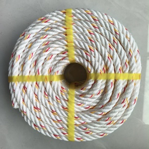 Corde en polypropylène à 3 brins torsadés, résistante aux UV, haute résistance, flexible, écologique, couleur personnalisée, pour emballage et utilisation en bateau - Product Image 2