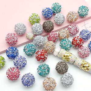 20mm Rhinestone <strong>Beads</strong> for Pens Fancy Chunky Bubblegum Spacer DIY <strong>Beads</strong> for Beadable Pens Candy Sparkle Bling Ball <strong>Beads</strong> - Product Image 5
