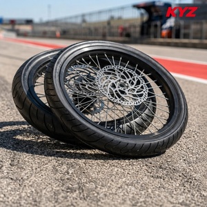 Neumático de Conversión Supermoto Motard KYZ de <span class=keywords><strong>17</strong></span> Pulgadas, Sin Cámara, Doble Propósito, Alto Rendimiento, para Motocicletas Eléctricas de Calle y Todoterreno, Piezas de Repuesto - Product Image 5