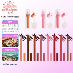 Kit de Crayons à Lèvres Tendance 2026 à Marque Privée, Teinture à Lèvres Infusée de Peptides et Effet Repulpant à l'Huile de Jojoba – Fournisseur de <span class=keywords><strong>Maquillage</strong></span> - Product Image 1