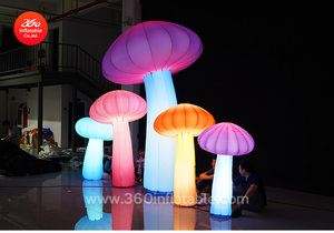360 Inflatable Ngoài trời Tùy chỉnh thiết kế nấm dẫn ánh sáng, lớn nấm bóng bay quảng cáo inflatables - Product Image 2