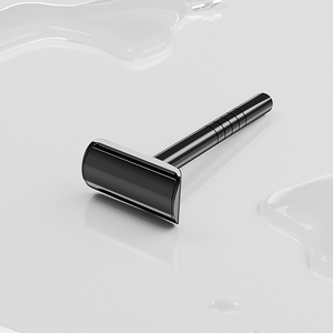 Beikelin มีดโกนขอบคู่แบบคลาสสิกพร้อมด้ามจับอลูมิเนียมแบบเติมที่โกนหนวดสองด้าน - Product Image 3